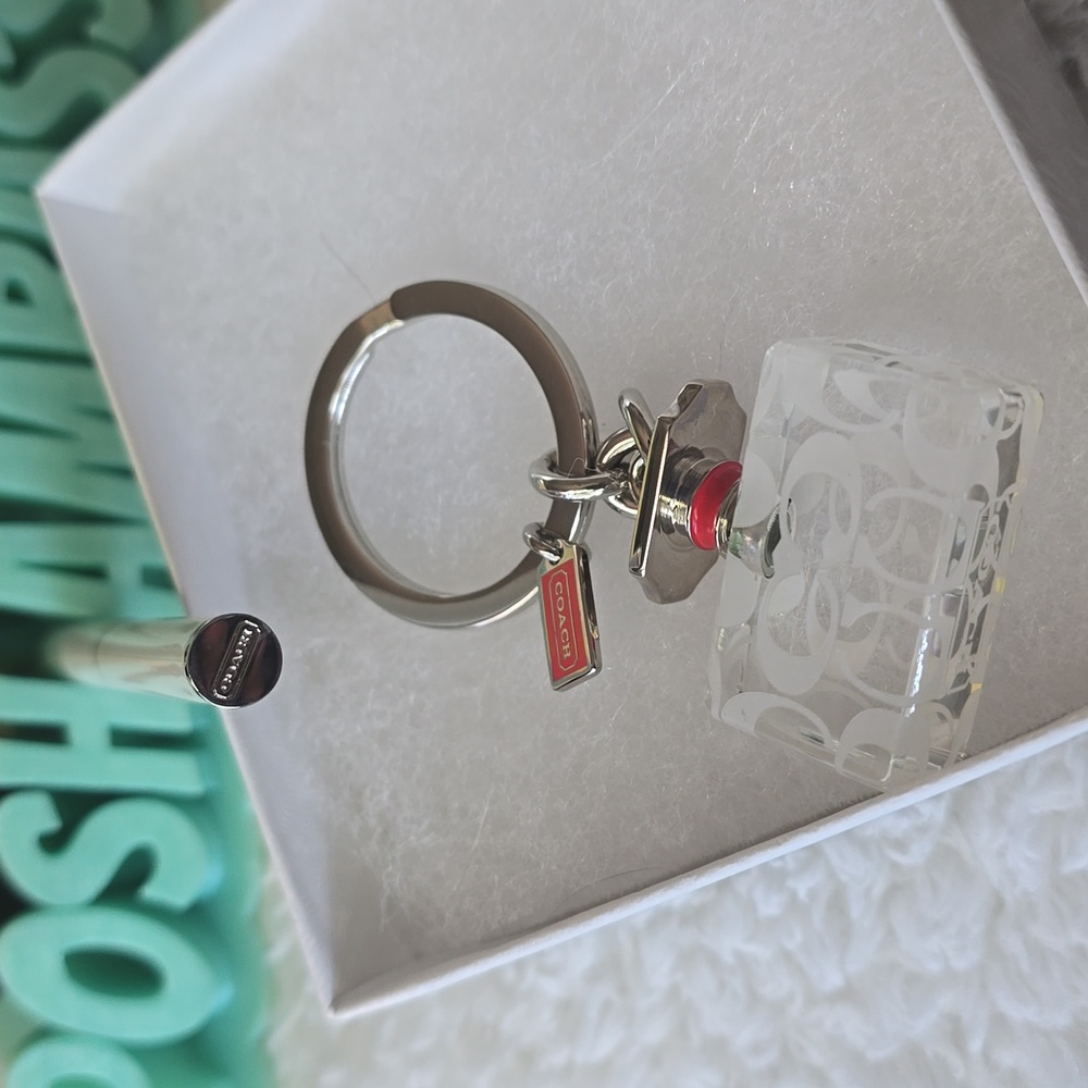 Coach Keychain Mini Perfume Bottle And COACH Mini Pen 2 Fer - Picture 5 of 11